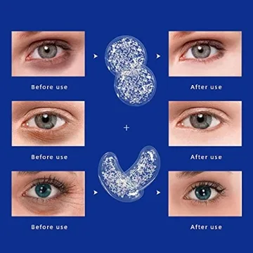 Reusable Gel Ice Pack Eye Pads for Pain Relief and Relax