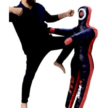 Stylso Wrestling Dummy – PU Leather BJJ Dummy 6ft Unfilled