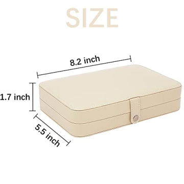 Soddeph Travel Jewelry Box Portable Organizer for Accessories