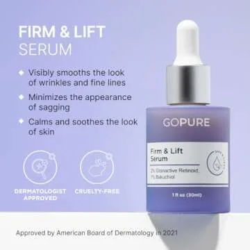 goPure Ultimate Firming Set - Skincare Routine for Firmer-Looking Skin, 4 Piece Set Includes Tightening Neck Cream, Hydrating Eye Cream, Anti-Aging Moisturizer and Firming Retinol Serum