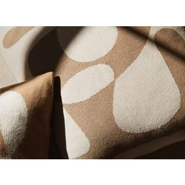 Lumi Living Cotton Knitted Soft Throw Pillow Cover 18x18