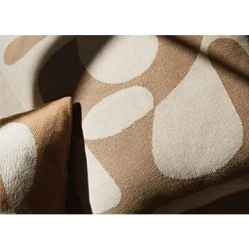 Lumi Living Cotton Knitted Soft Throw Pillow Cover 18x18