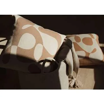 Lumi Living Cotton Knitted Soft Throw Pillow Cover 18x18