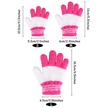 EBOOT Kids Knitted Gloves - Warm Winter Set of 3