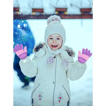 EBOOT Kids Knitted Gloves - Warm Winter Set of 3