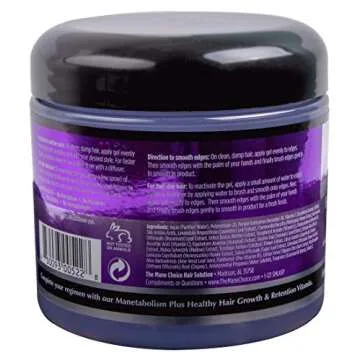 THE MANE CHOICE - Crystal Orchid Biotin Infused Styling Gel, Natural Growth and Retention Solution - A Healthier Way To Gel, 16 Oz, Pack of 1