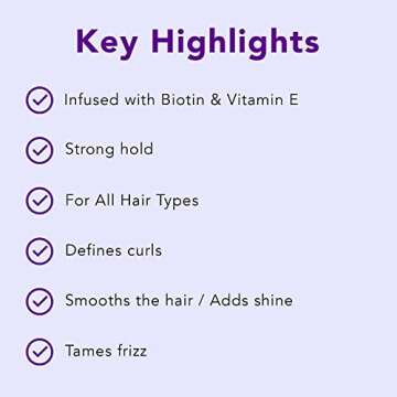 THE MANE CHOICE - Crystal Orchid Biotin Infused Styling Gel, Natural Growth and Retention Solution - A Healthier Way To Gel, 16 Oz, Pack of 1