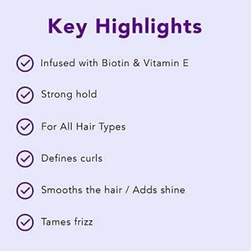 THE MANE CHOICE - Crystal Orchid Biotin Infused Styling Gel, Natural Growth and Retention Solution - A Healthier Way To Gel, 16 Oz, Pack of 1