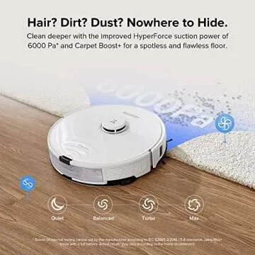 Roborock S8 Robot Vacuum and Mop Cleaner for Pet Hair