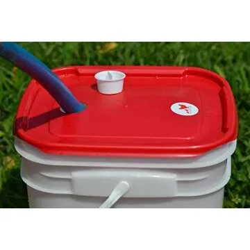 RentACoop 5 Gallon Chicken Waterer for Low-Maintenance Care