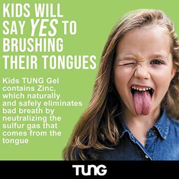 Tongue Cleaner Gel for Kids, Kids Tongue Cleaner Paste, Children's Tongue Scraper, Childs Tongue Scr...