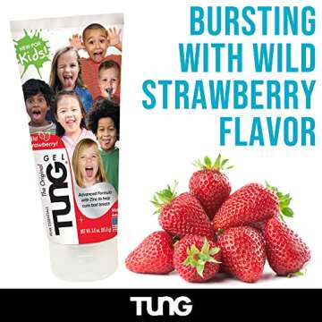 Tongue Cleaner Gel for Kids, Kids Tongue Cleaner Paste, Children's Tongue Scraper, Childs Tongue Scrubber, Fight Bad Breath, Made in USA (Set of 2)