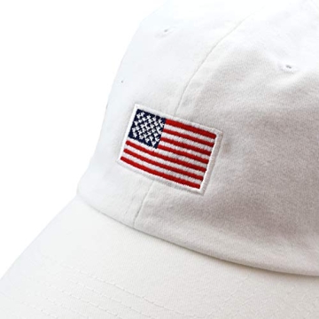 USA Flag Embroidery Cap - Unisex Adjustable & Stylish