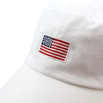 USA Flag Embroidery Cap - Unisex Adjustable & Stylish