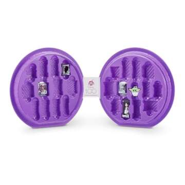 Mini Brands Disney 100 Platinum Collector's Case by ZURU with 2 Exclusive Minis, Platinum Minis, Celebrate Disney 100