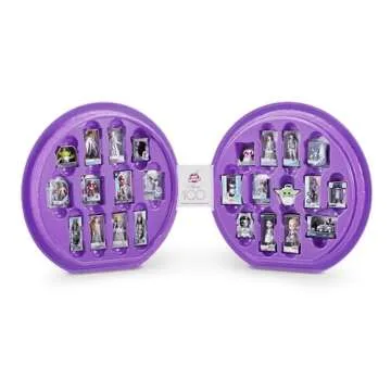 Mini Brands Disney 100 Platinum Collector's Case by ZURU with 2 Exclusive Minis, Platinum Minis, Celebrate Disney 100