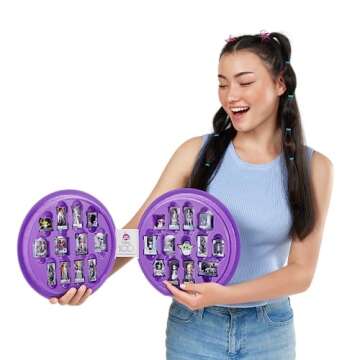 Mini Brands Disney 100 Platinum Collector's Case by ZURU with 2 Exclusive Minis, Platinum Minis, Celebrate Disney 100