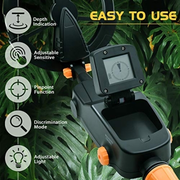 Metal Detector for Kids - Vibrant Orange Discovery Tool