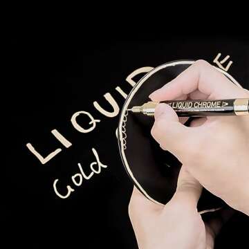 ZEYAR Liquid Gold Chrome Marker for Stunning Crafts