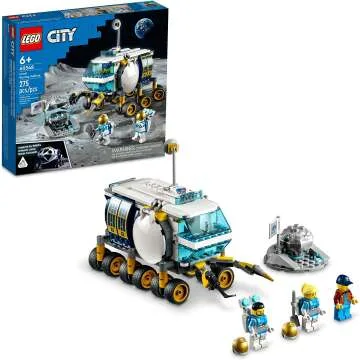 City Space Lunar Roving Vehicle Toy for Kids 6+