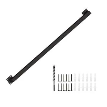 Sturdy 6FT Black Iron Hand Railing for Safety and Style