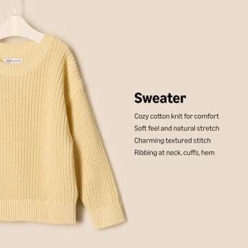 Amazon Essentials x Sofia Grainge Unisex Toddlers and Babies' Pullover Sweater