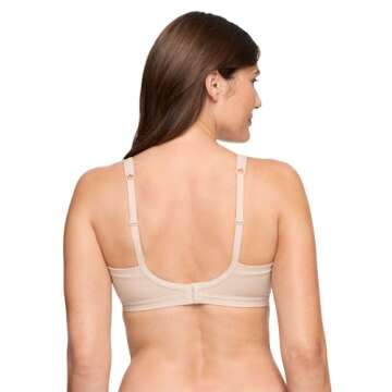 Warner's Women's Easy Does It Underarm-Smoothing with Seamless Stretch Wireless Lightly Lined Comfort Bra Rm3911a, Butterscotch, L