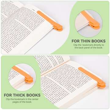 3 PCS Automatic Bookmark, Smart Bookmarks for Women & Men - Silicone Book Markers for Reading Lovers - Gifts & Party Favors