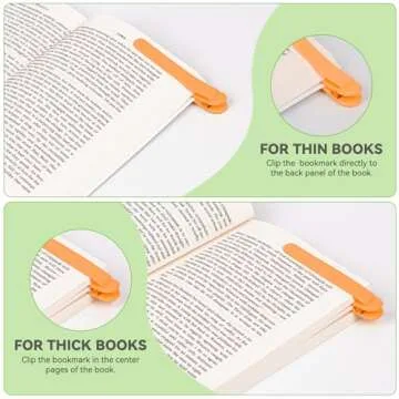 3 PCS Automatic Bookmark, Smart Bookmarks for Women & Men - Silicone Book Markers for Reading Lovers - Gifts & Party Favors