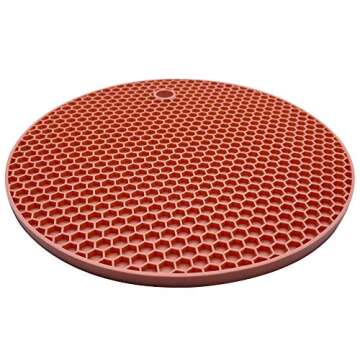 Axe Sickle Silicone Trivet Mats - Heat Resistant & Colorful