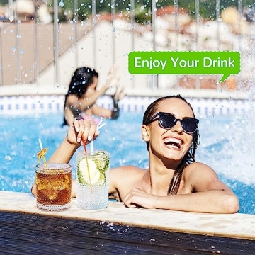 Lvtrupc Vintage Hobnail Glass Set – Stylish & Durable