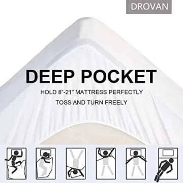 DROVAN Extra Thick Mattress Topper with Deep Pockets