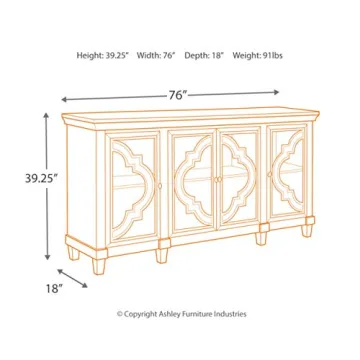 Fossil Ridge Rustic Accent Cabinet by Ashley Furniture
