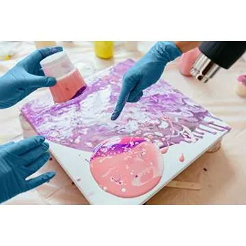 BeeSure BE1117 Nitrile Powder Free Exam Gloves, Medium (Pack of 100),Strips