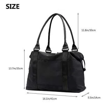 forestfish Duffle Tote Bag for Women Stylish Travel Companion