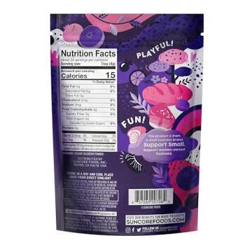 Suncore Foods Organic Indigo Blueberry Powder, Purple Food Coloring Powder, Gluten-Free, Non-GMO, Or...
