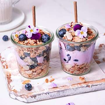 Suncore Foods Organic Indigo Blueberry Powder, Purple Food Coloring Powder, Gluten-Free, Non-GMO, Organic, 5oz (1 Pack)