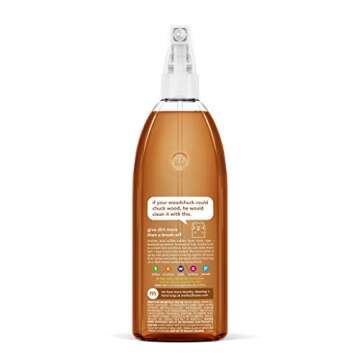 Method Daily Hardwood Cleaner, Almond - Eco-Friendly Wood Care Pack of 4, 28 Fl Oz