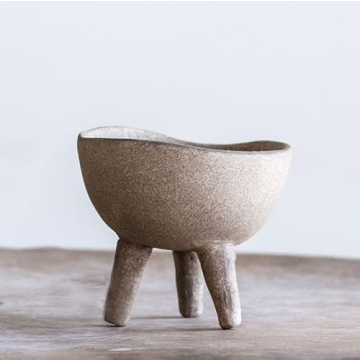 Boho Terracotta Footed Planter - Creative Co-Op