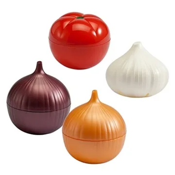 Hutzler Classic Food Savers Set of 4 - Keep Your Produce Fresh and Charming