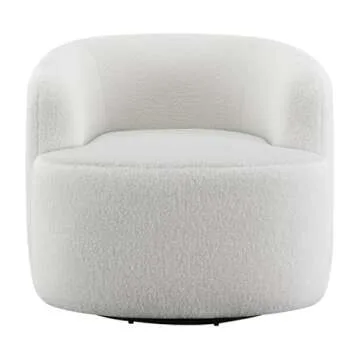 Coaster Home Furnishings Hudson Upholstered Swivel Chair Natural