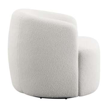 Coaster Home Furnishings Hudson Upholstered Swivel Chair Natural