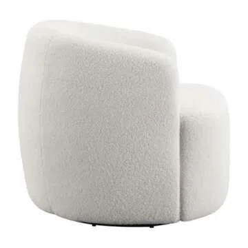 Coaster Home Furnishings Hudson Upholstered Swivel Chair Natural