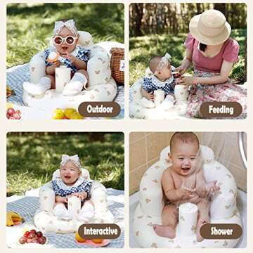 Chapver Inflatable Baby Seat for Safe Sitting