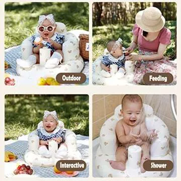 Chapver Inflatable Baby Seat for Safe Sitting