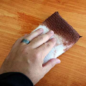 Trimaco 10102 SuperTuff Sponge, 2 Pack Staining Pad, White