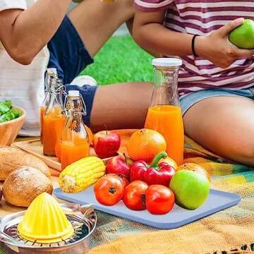 Serving Tray,Large Fast Food Serving Tray Multipurpose Serving Tray,Breakfast Serving Tray Colorful Serving Tray Large Serving Tray - 8 Pack,Rectangular Serving Platter (8.8 x 12.2 Inches)