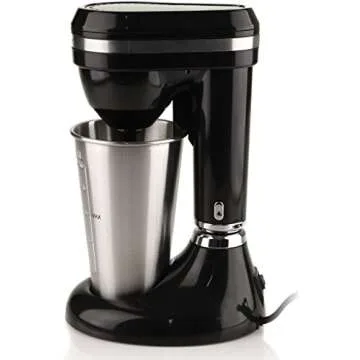 OVENTE Milkshake Maker - 2-Speed Mixer with Stainless Steel Cup