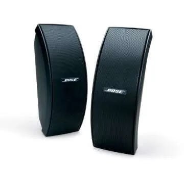 Bose 151 SE Environmental Speakers, Elegant Outdoor Speakers - Black