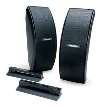 Bose 151 SE Environmental Speakers, Elegant Outdoor Speakers - Black